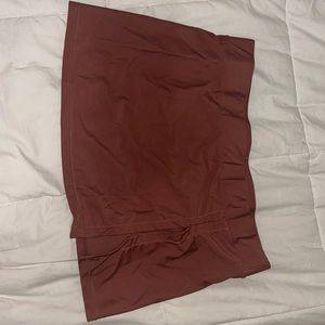 Bikini bottom cover up in Caramel